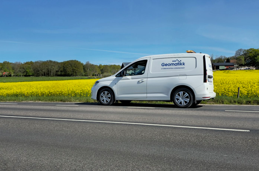 Geomatikk visar ledningen