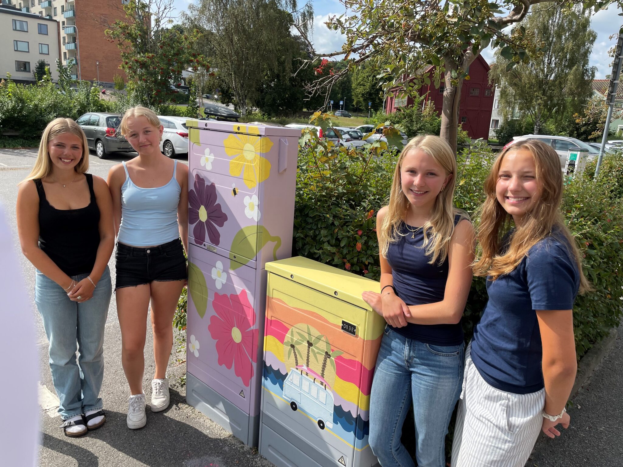 Sommarmotiv på våra elskåp – Karlshamn Energi